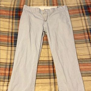 Seersucker polo pants 35/32